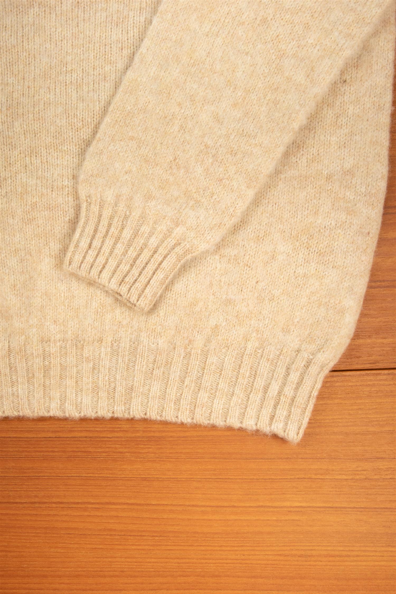 Calico Brushed Shetland Wool Jumper