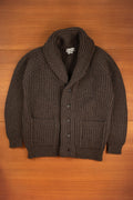 Cacao Lambswool Shawl Cardigan