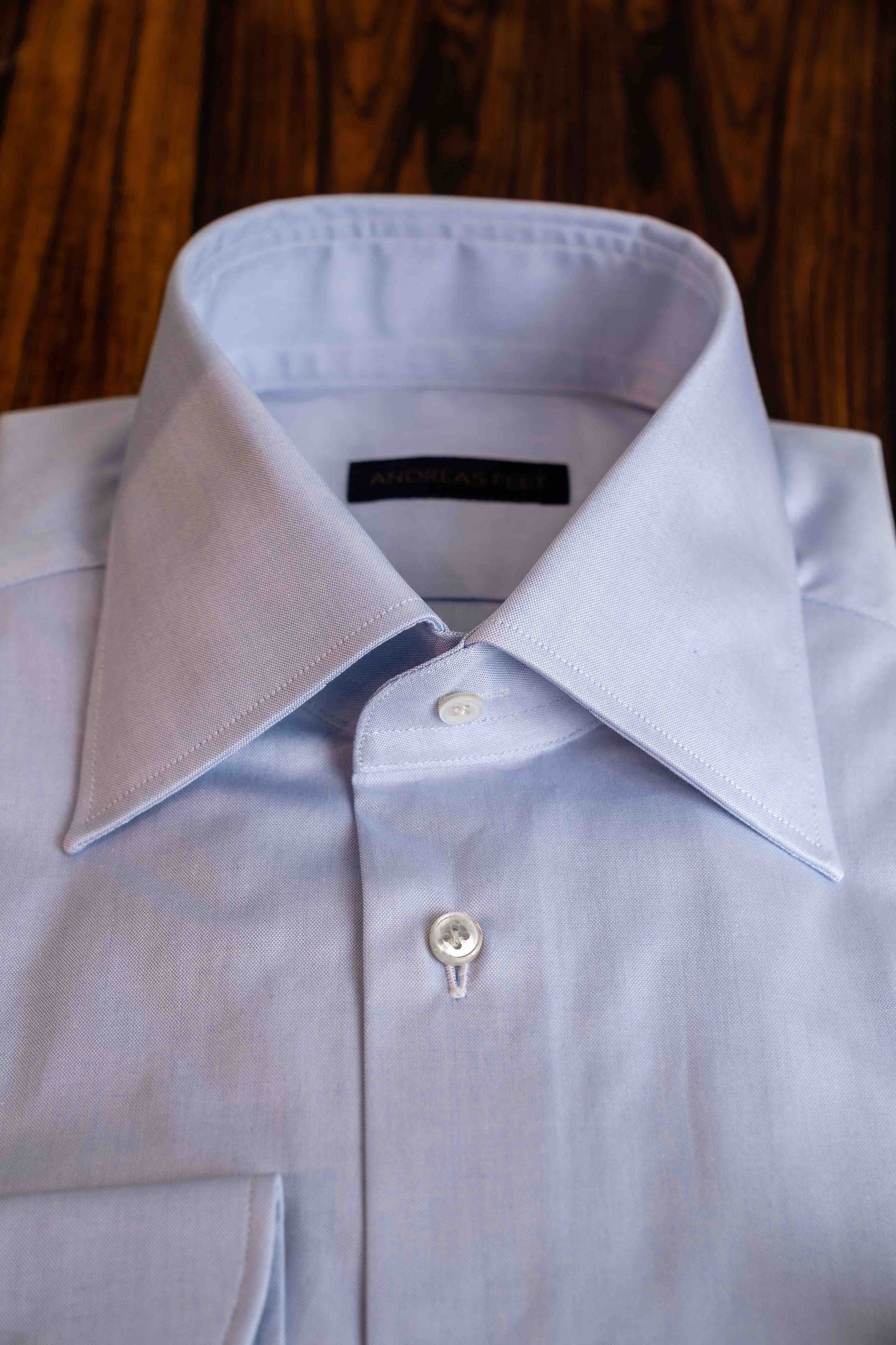Blue Pin Point Modern Fit Shirt