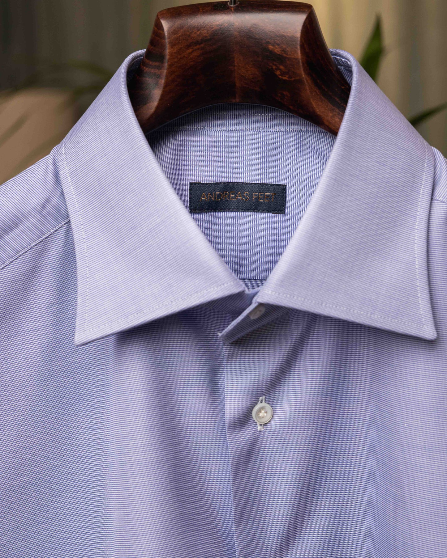 Blue Micro Pattern Modern Fit Shirt